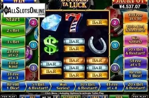 Reel Screen. Double Ya Luck from RTG