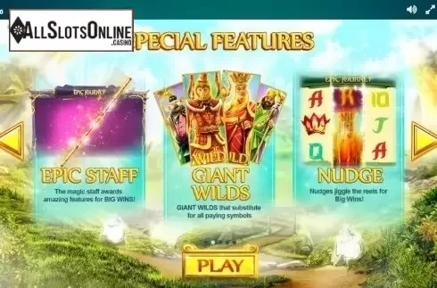 Paytable 2. Epic Journey (Red Tiger) from Red Tiger