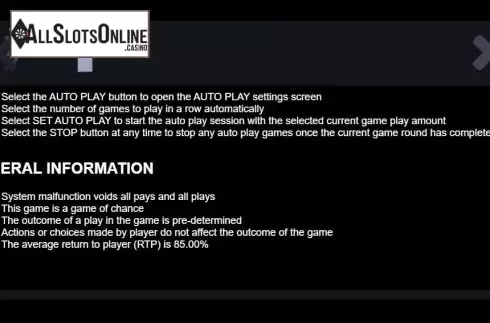 Game Rules 3. Fast Buck Lucky from Instant Win Gaming