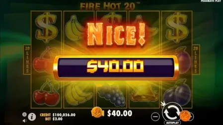 Fire Hot 20 slot screenshot 4