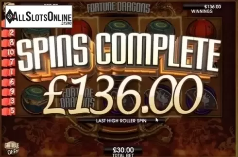 Win Screen 2. Fortune Dragons (CR Games) from CR Games
