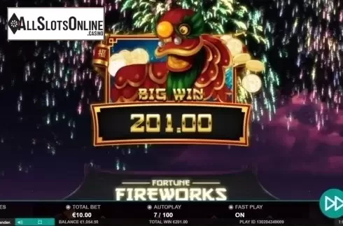 Big Win. Fortune Fireworks from Leander Games