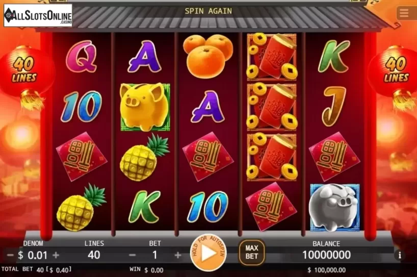 Reel Screen. Fortune Piggy Bank from KA Gaming
