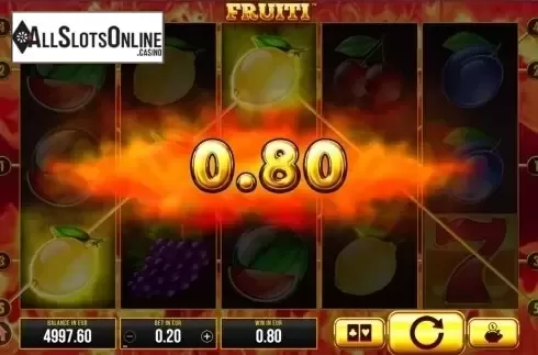 Win screen. Fruiti from SYNOT
