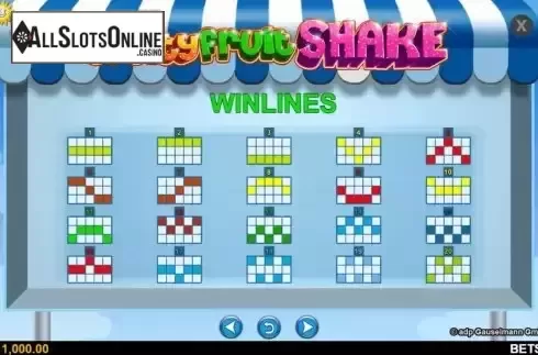 PayLines screen