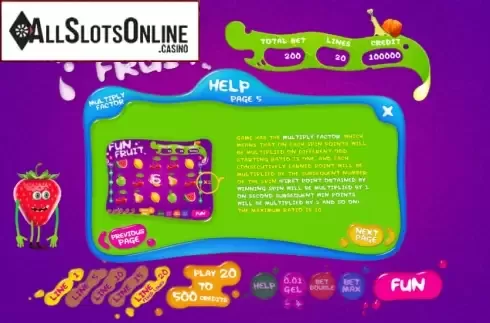 Features 2. Fun Fruit from Smartsoft Gaming