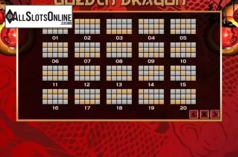 Lines. Golden Dragon (PlayPearls) from PlayPearls