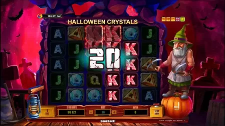 Halloween Crystals slot screenshot 3