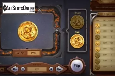 Game Screen 3. Head & Tails (Evoplay Entertaiment) from Evoplay Entertainment