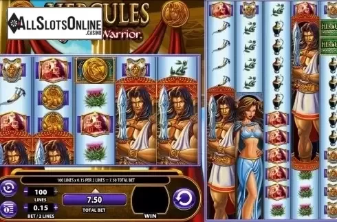 Screen2. Hercules Mythical Warrior from WMS