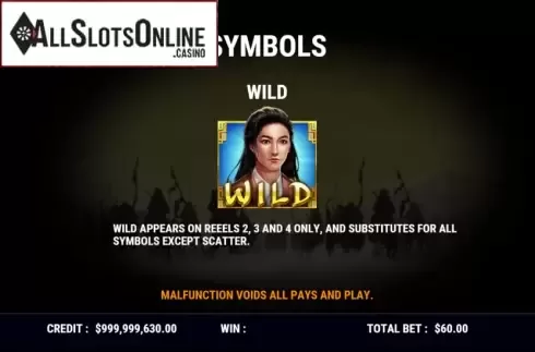 Symbols. Hero Mulan from Slot Factory