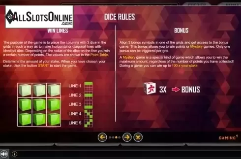 Features 2. HiLo Dice from GAMING1