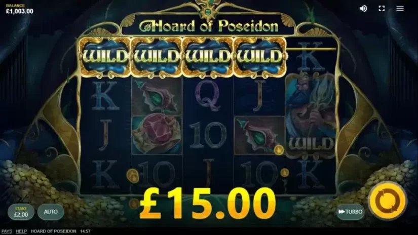 Hoard Of Poseidon slot screenshot 3