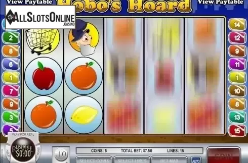 Screen4. Hobo's Hoard from Rival Gaming