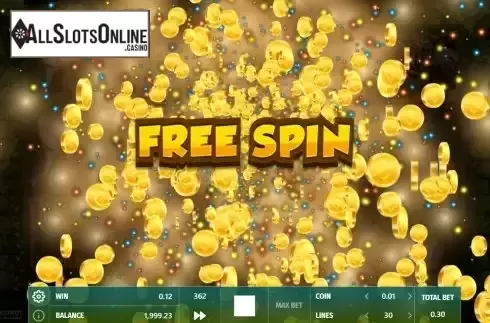Free Spins Win Screen