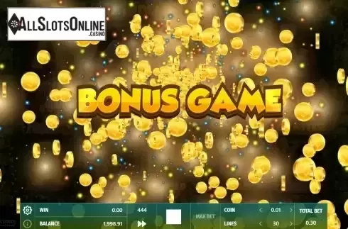 Bonus Game Win Screen