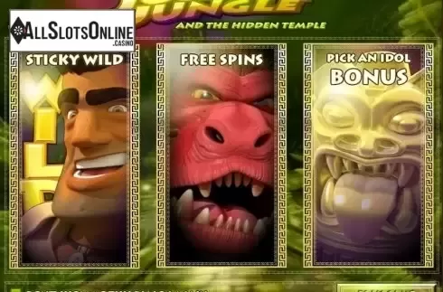 Intro Game screen. Johnny Jungle from Rival Gaming