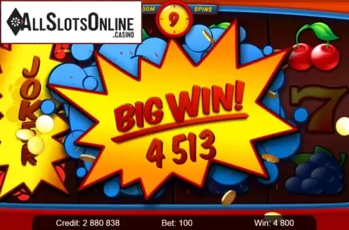 Big Win. Joker Boom from KAJOT