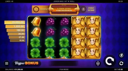 Joker Max: Hit 'n' Roll slot screenshot 1