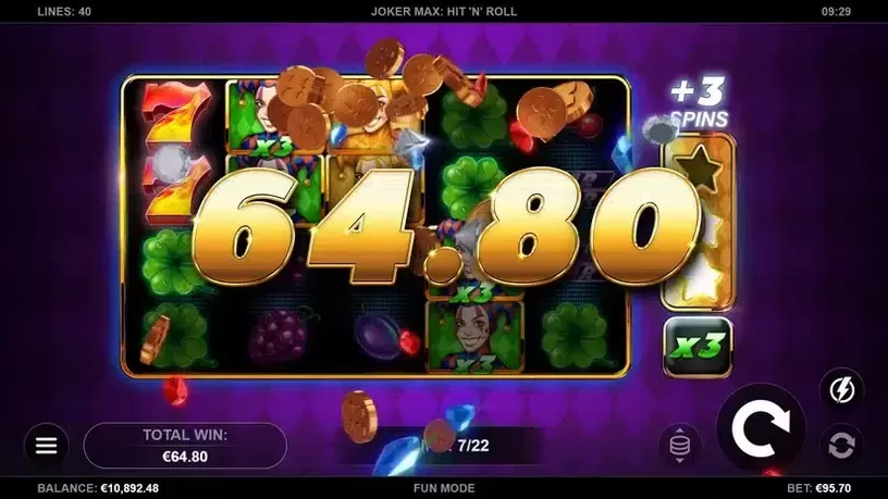 Joker Max: Hit 'n' Roll slot screenshot 5