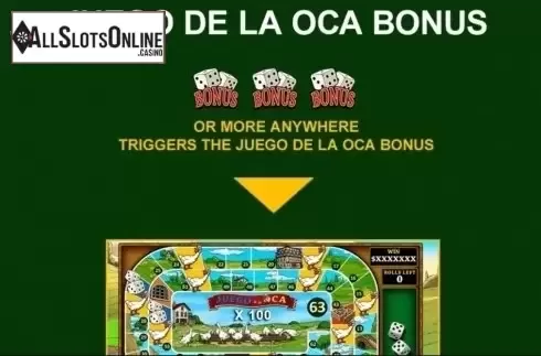 Paytable 5. Juego De La Oca from Playtech