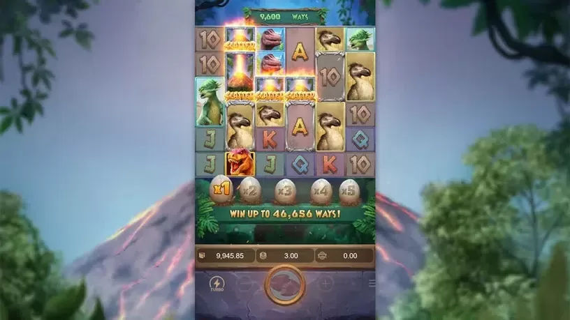 Jurassic Kingdom slot screenshot 4