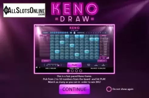 Start Game screen