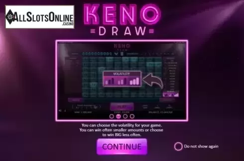 Start Game screen 2