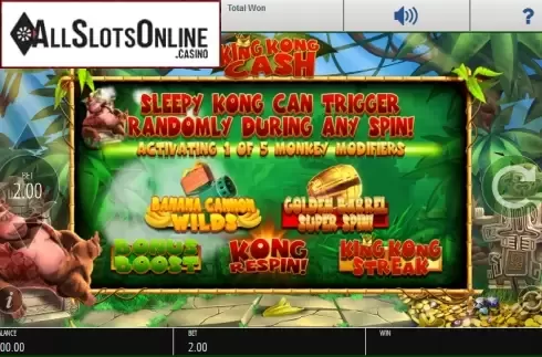 Screen 1. King Kong Cash from Blueprint