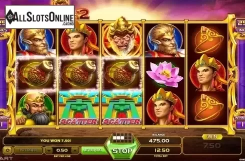 Win screen. King Of Monkeys 2 from GameArt