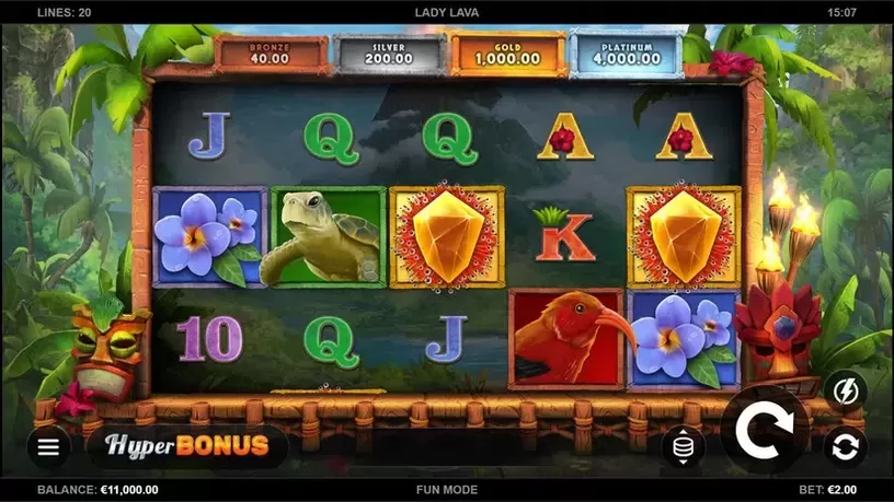 Lady Lava slot screenshot 1