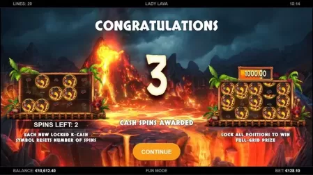 Lady Lava slot screenshot 5
