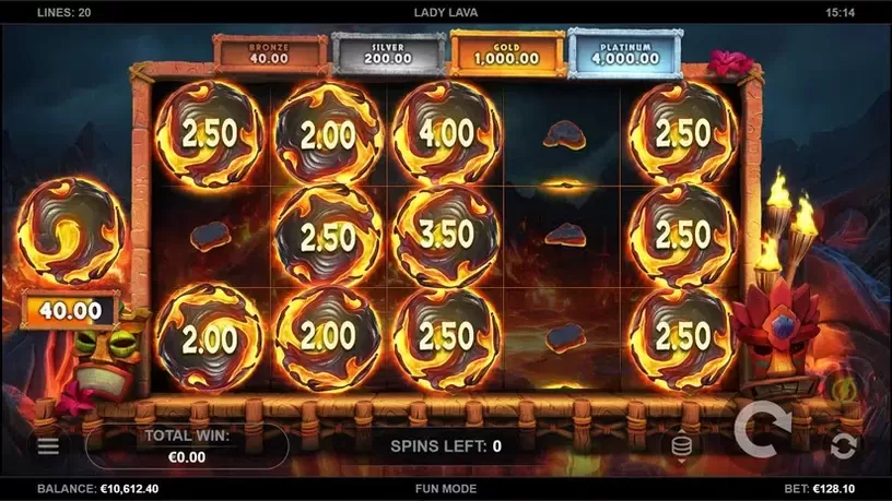 Lady Lava slot screenshot 6