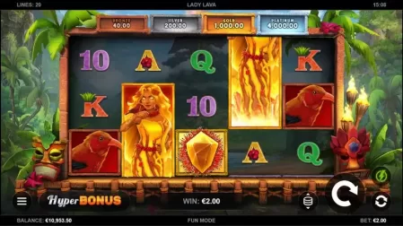 Lady Lava slot screenshot 3