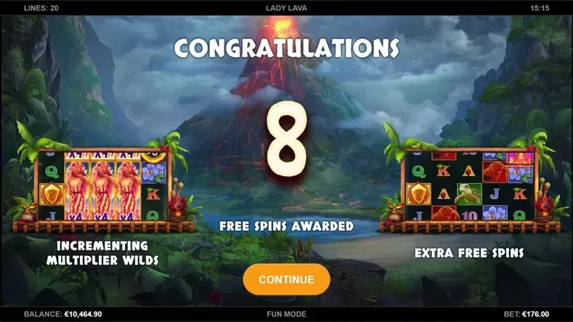 Lady Lava slot screenshot 8