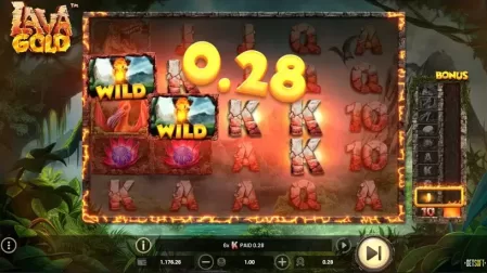 Lava Gold slot screenshot 2