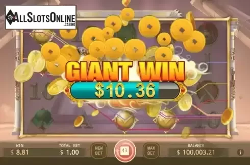 Giant Win screen