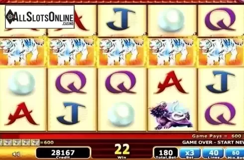 Screen 2. Legends of Fire and Water from IGT