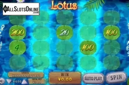 Reel Screen. Lotus from CQ9Gaming