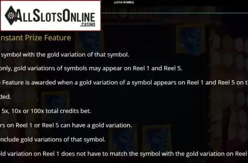 Features 1. Lucha Rumble Jackpot from Eyecon