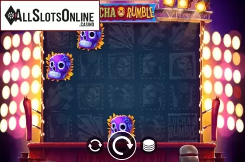 Win Screen 1. Lucha Rumble Jackpot from Eyecon