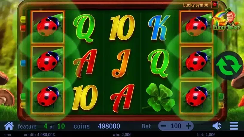 Lucky Jimmy slot screenshot 5
