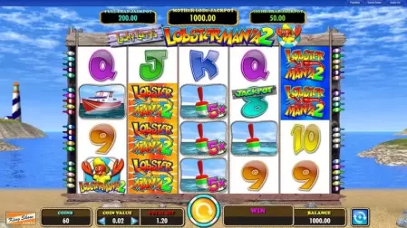 Lucky Larry's Lobstermania 2 slot screenshot 1