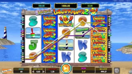 Lucky Larry's Lobstermania 2 slot screenshot 2