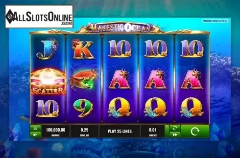 Reels screen. Majestic Ocean from Playreels