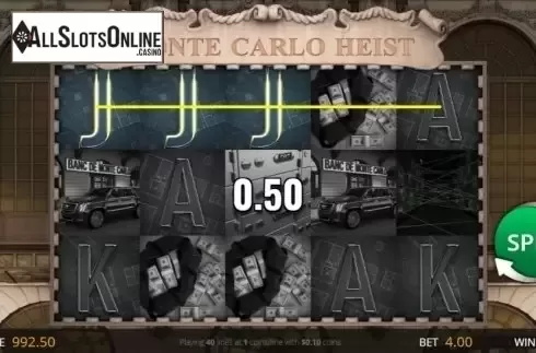 Win Screen. Monte Carlo Heist from Genii
