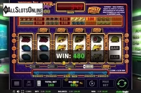 Win Screen . Multiplayer 4 Player from StakeLogic