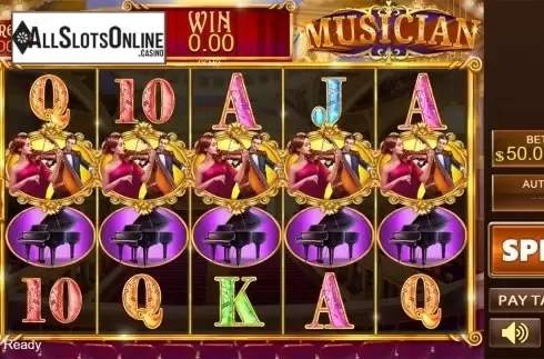 Reels screen. Musician from PlayStar