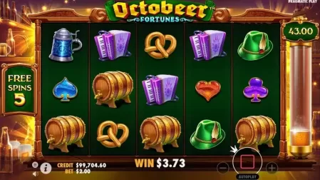 Octobeer Fortunes slot screenshot 5