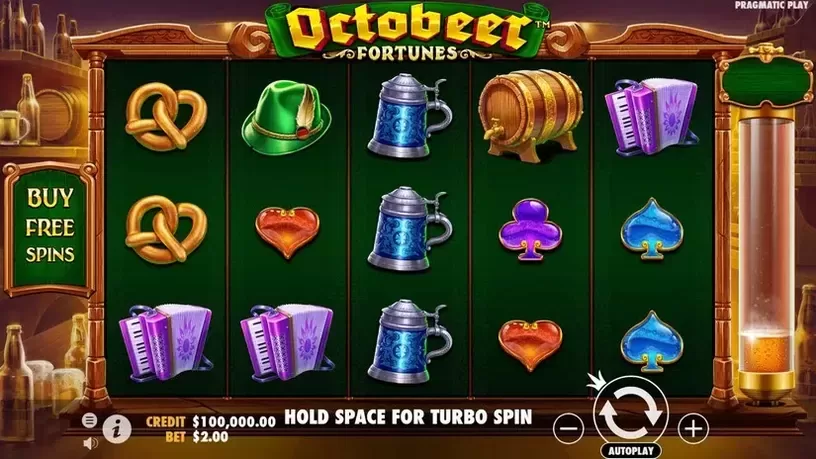 Octobeer Fortunes slot screenshot 1